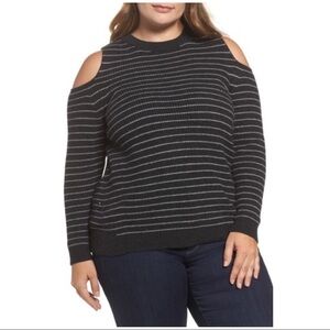 NWT Lucky Brand Cold Shoulder Pullover Sweater 3X